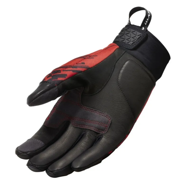 Guanti In Tessuto Revit Spectrum Nero Neon Rosso