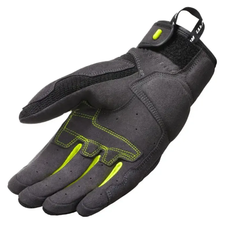 Guanti In Tessuto Revit Volcano Nero Giallo Neon