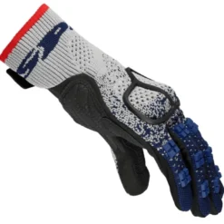 Guanti In Tessuto Spidi Cross Knit Blu