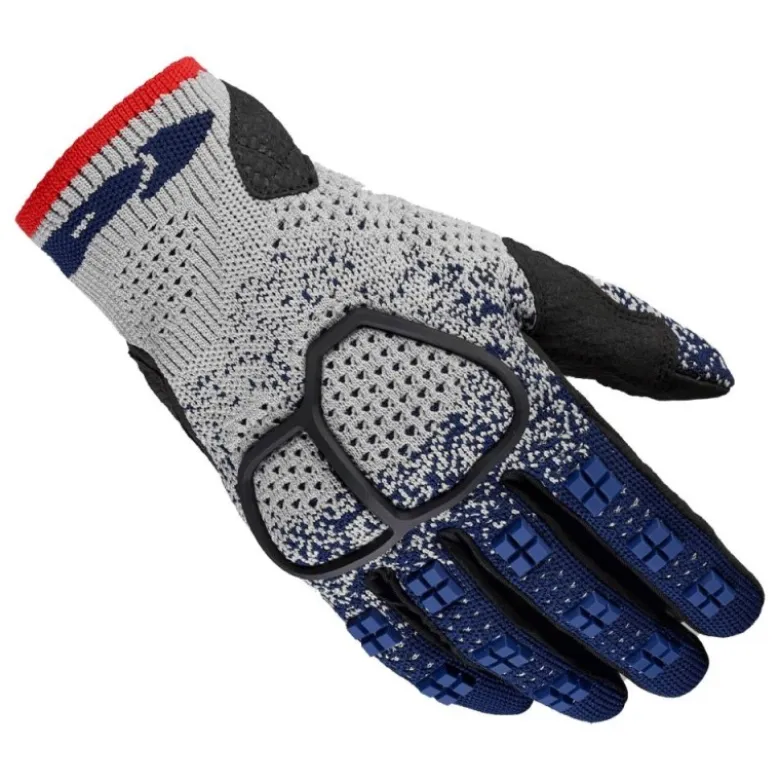 Guanti In Tessuto Spidi Cross Knit Blu