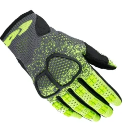Guanti In Tessuto Spidi Cross Knit Giallo Fluo