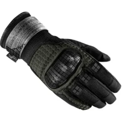 Guanti In Tessuto Spidi Rainwarrior Verde Scuro Nero