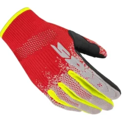 Guanti In Tessuto Spidi X-Knit Nero Rosso