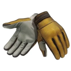 Guanti in Tessuto Tucano Urbano  Eden Mesh Nero Giallo