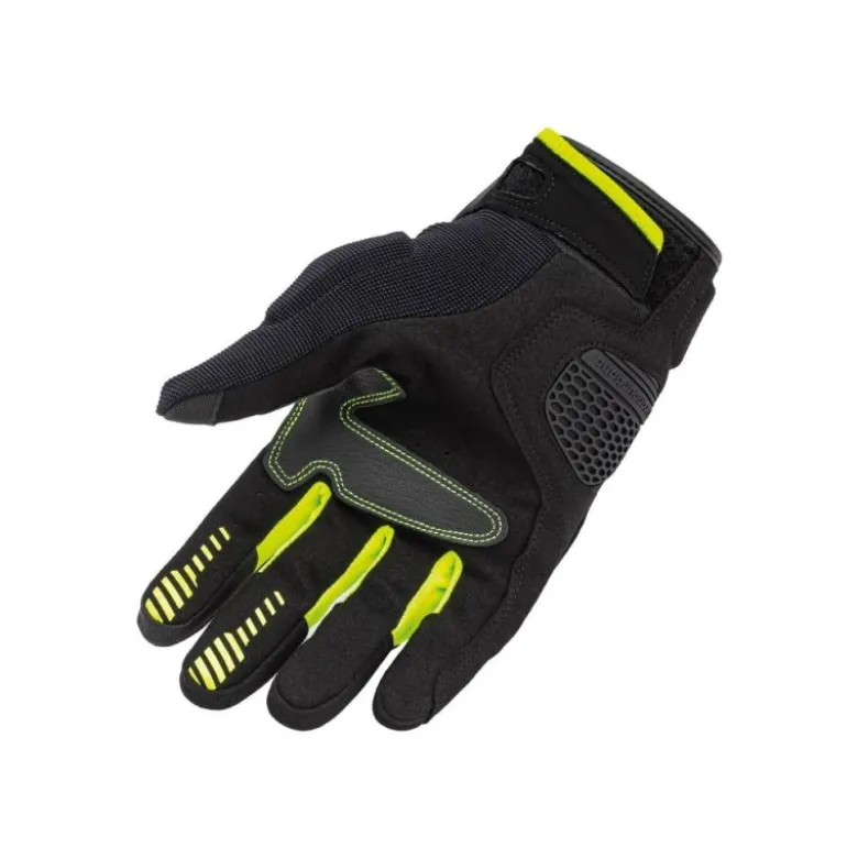 Guanti In Tessuto Tucano Urbano Stacca Nero Giallo Fluo