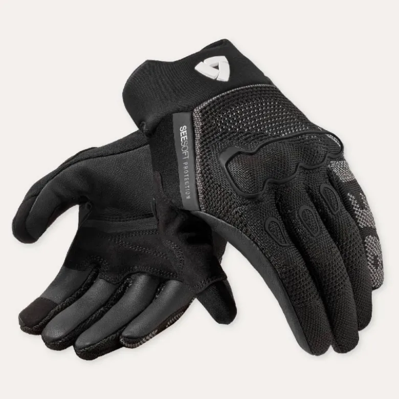 Guanti Moto In Tessuto Revit Hyperspeed 3 Nero