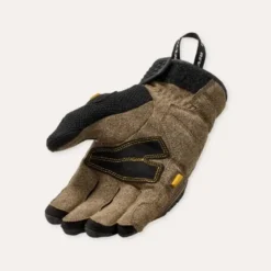Guanti Moto In Tessuto Revit Mangrove 2 Nero Giallo Ocra