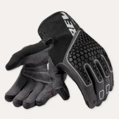 Guanti Moto In Tessuto Revit Mangrove 2 Nero Grigio