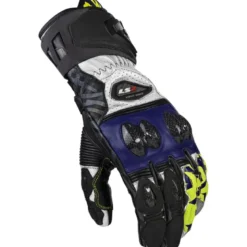 Guanti Racing In Pelle Ls2 Feng Nero Blu