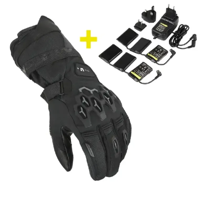 Guanti Riscaldati In Tessuto Macna Rafino RTX Kit 12V 3A Nero