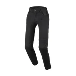 Jeans Donna Macna Lockwood Straight Nero Accorciato