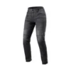Jeans Donna Revit Moto 2 Ladies SF Nero Scuro Slavato L32 Standard