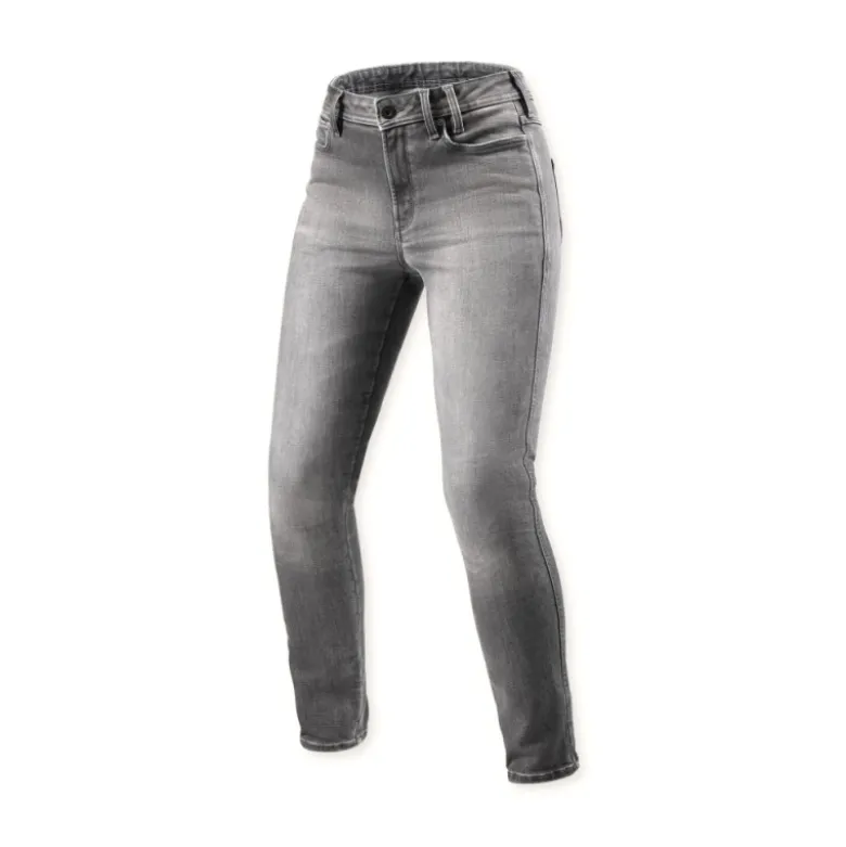 Jeans Donna Revit Shelby 3 Ladies Skinny Grigio Medio Used L32 Standard
