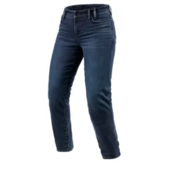 Jeans Donna Revit Violet Ladies BF Blu Scuro Nero Slavato L30 Accorciato