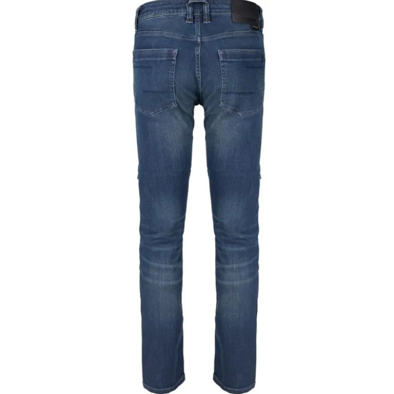 Jeans Moto Spidi J-FIT Superslim Accorciato Blu Dark Used
