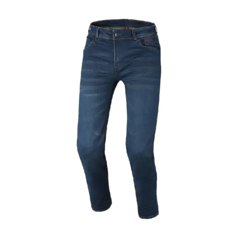 Jeans Per Moto Macna Vinton Straight Fit Blu Scuro Accorciato