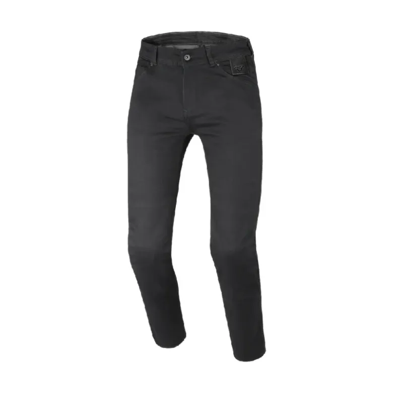 Jeans Per Moto Macna Vinton Straight Fit Nero Allungato