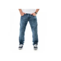 Jeans Uomo City Evo Motto Wear Blu Chiaro L32 Accorciato