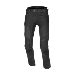 Jeans Uomo Macna Livity Nero Accorciato