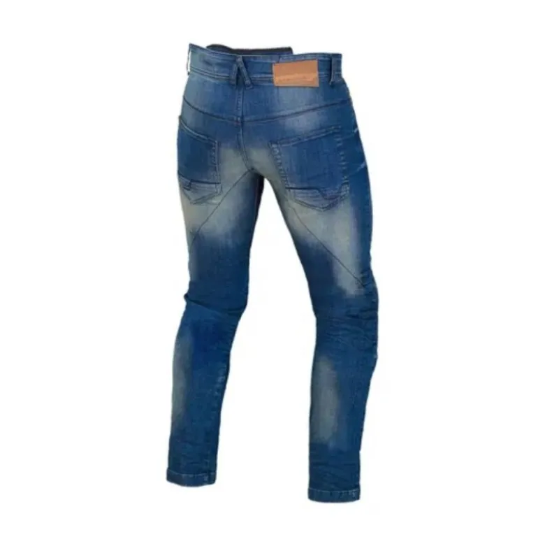 Jeans Uomo Macna Stone Stampa Blu Accorciato