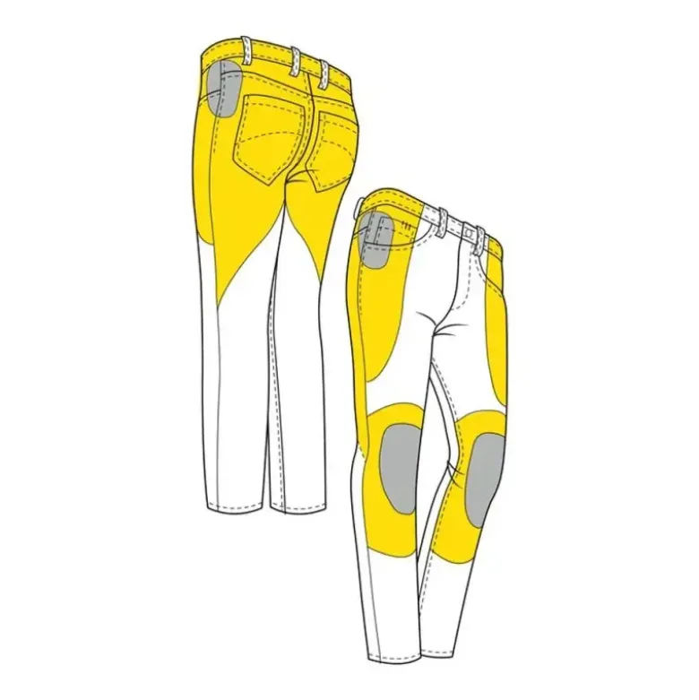 Jeans Uomo PMJ Caferacer Con Cintura Blu Standard
