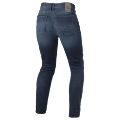 Jeans Uomo Revit Carlin Sk Blu Scuro Slavato L36 Allungato