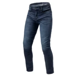 Jeans Uomo Revit Carlin Sk Blu Scuro Slavato L34 Standard