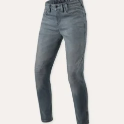 Jeans Uomo Revit Carlin Sk Grigio Medio Slavato L30 Extra Accorciato