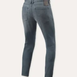 Jeans Uomo Revit Carlin Sk Grigio Medio Slavato L34 Standard