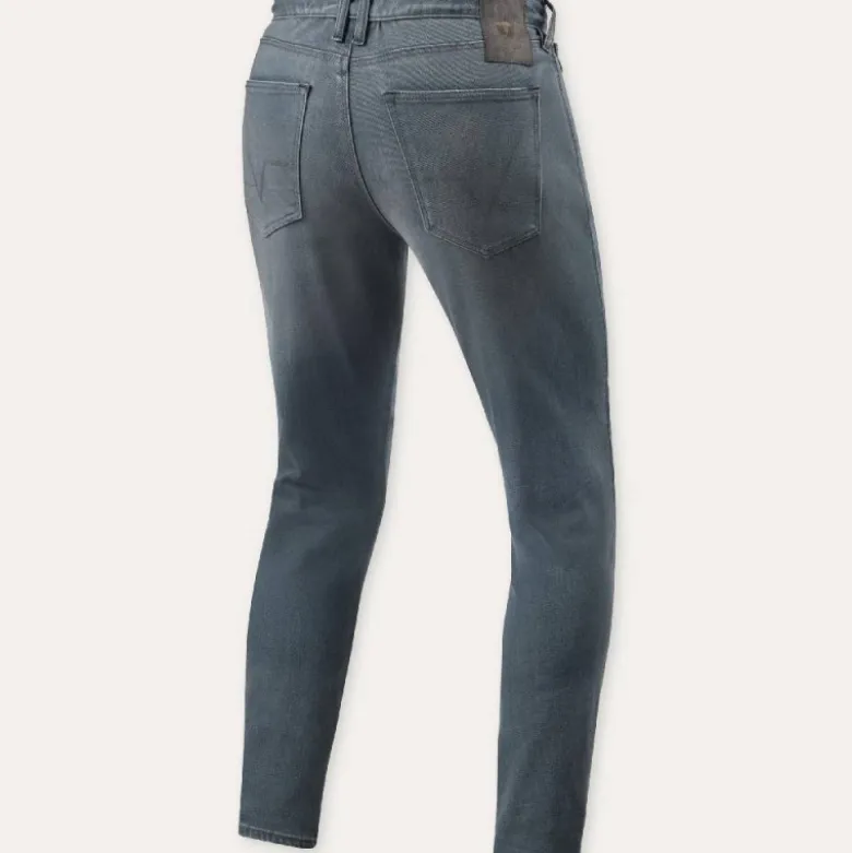 Jeans Uomo Revit Carlin Sk Grigio Medio Slavato L34 Standard