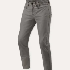Jeans Uomo Revit Jamison Slim Nero Oliva Extra Accorciato L30