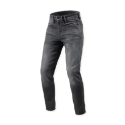 Jeans Uomo Revit Kai SK Grigio Medio Slavato L32 Accorciato