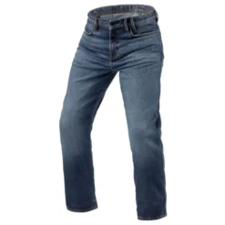 Jeans Uomo Revit Lombard 3 Rf Blu Medio Stone L32 Accorciato
