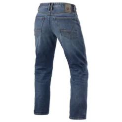 Jeans Uomo Revit Lombard 3 Rf Blu Medio Stone L34 Standard