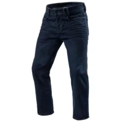 Jeans Uomo Revit Lombard 3 Rf Blu Scuro Slavato L36 Allungato