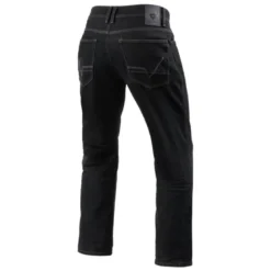 Jeans Uomo Revit Lombard 3 Rf Grigio Scuro Slavato L32 Accorciato