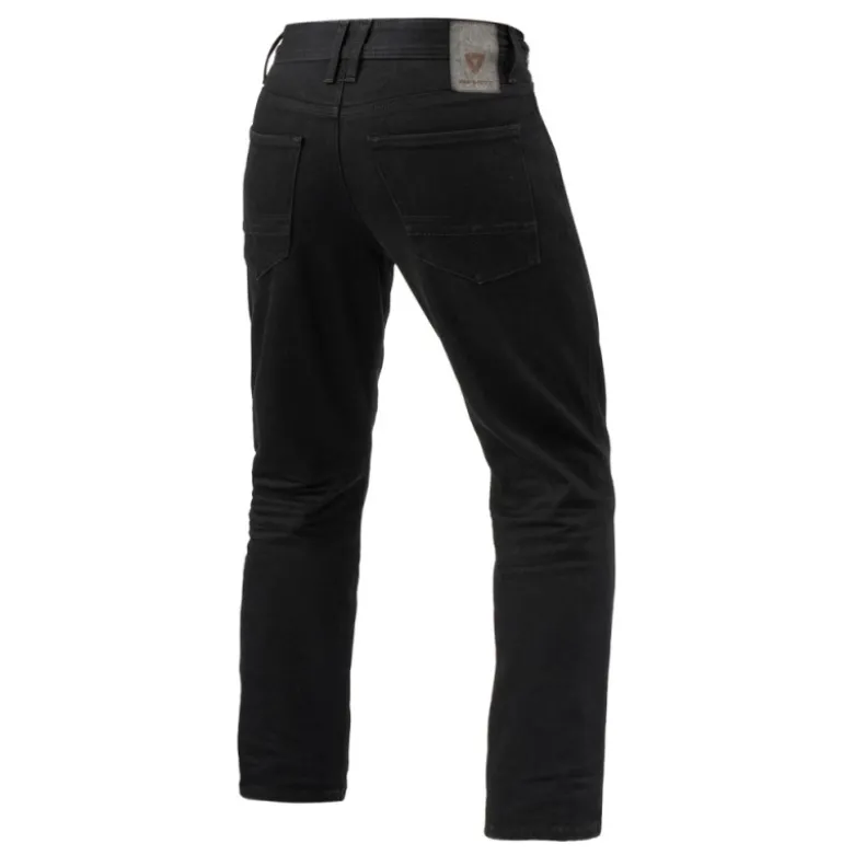 Jeans Uomo Revit Lombard 3 Rf Nero L32 Accorciato