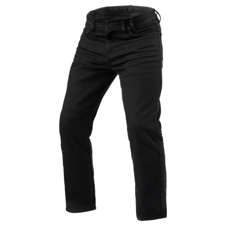 Jeans Uomo Revit Lombard 3 Rf Nero L30 Extra Accorciato