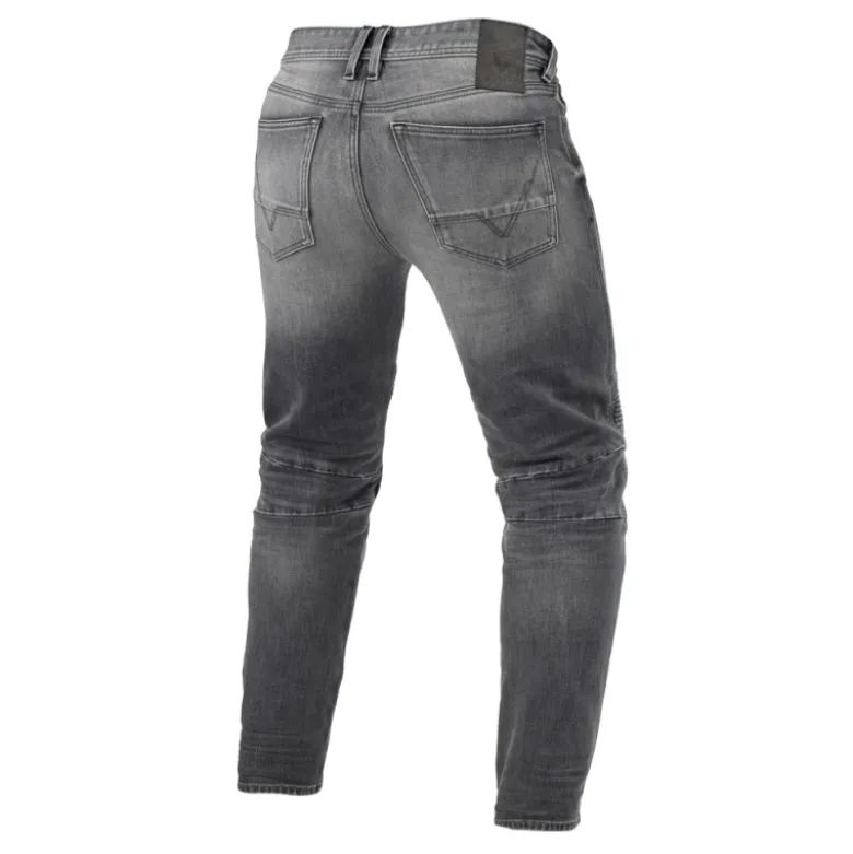 Jeans Uomo Revit Moto 2 Tf Grigio Medio Slavato L34 Standard