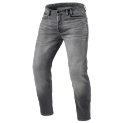 Jeans Uomo Revit Ortes TF Grigio Medio Slavato L36 Allungato