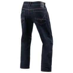 Jeans Uomo Revit Philly 3 Lf Blu Scuro Slavato L30 Extra Accorciato