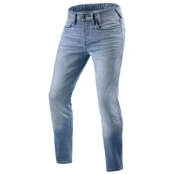 Jeans Uomo Revit Piston 2 Sk Azzurro Slavato L36 Allungato