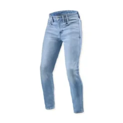Jeans Uomo Revit Piston 3 Skinny Blu Chiaro Vintage L36 Allungato