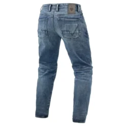 Jeans Uomo Revit Rilan TF Blu Medio Vintage L34 Standard