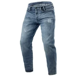Jeans Uomo Revit Rilan TF Blu Medio Vintage L34 Standard