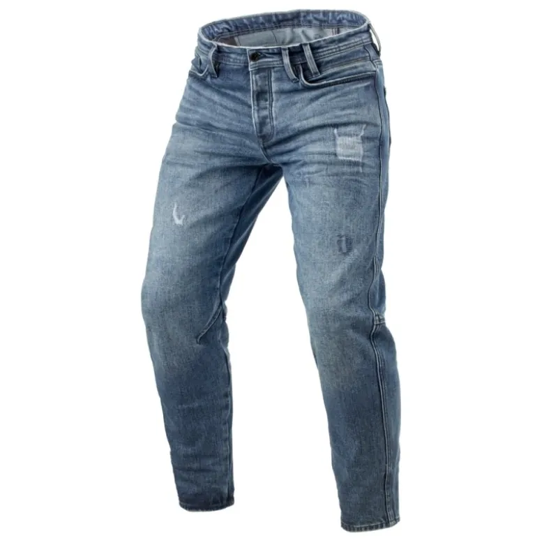 Jeans Uomo Revit Rilan TF Blu Medio Vintage L34 Standard