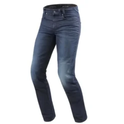 Jeans Uomo Revit Vendome 2 Blu Scuro Slavato L34 Standard