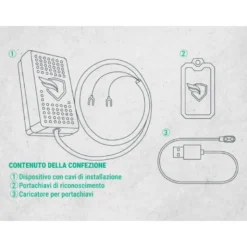 Localizzatore GPS Moto con Allarme Antifurto Komobi Pro MAX - Abbonamento 3 Anni Incluso