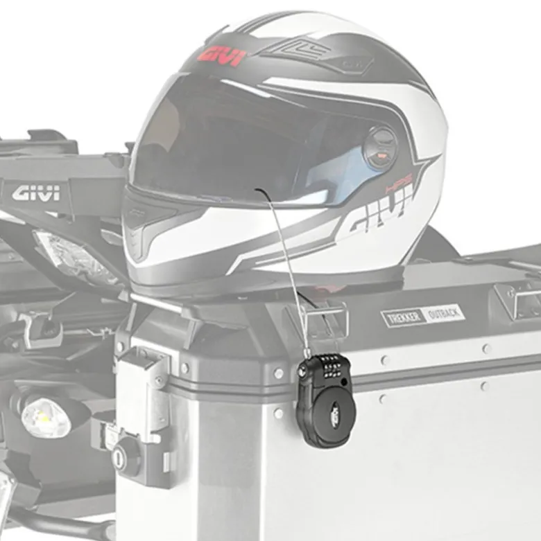 Lucchetto Antifurto Con Cavo Retraibile Givi S220