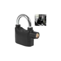 Lucchetto con Allarme SA-L 110db Nero